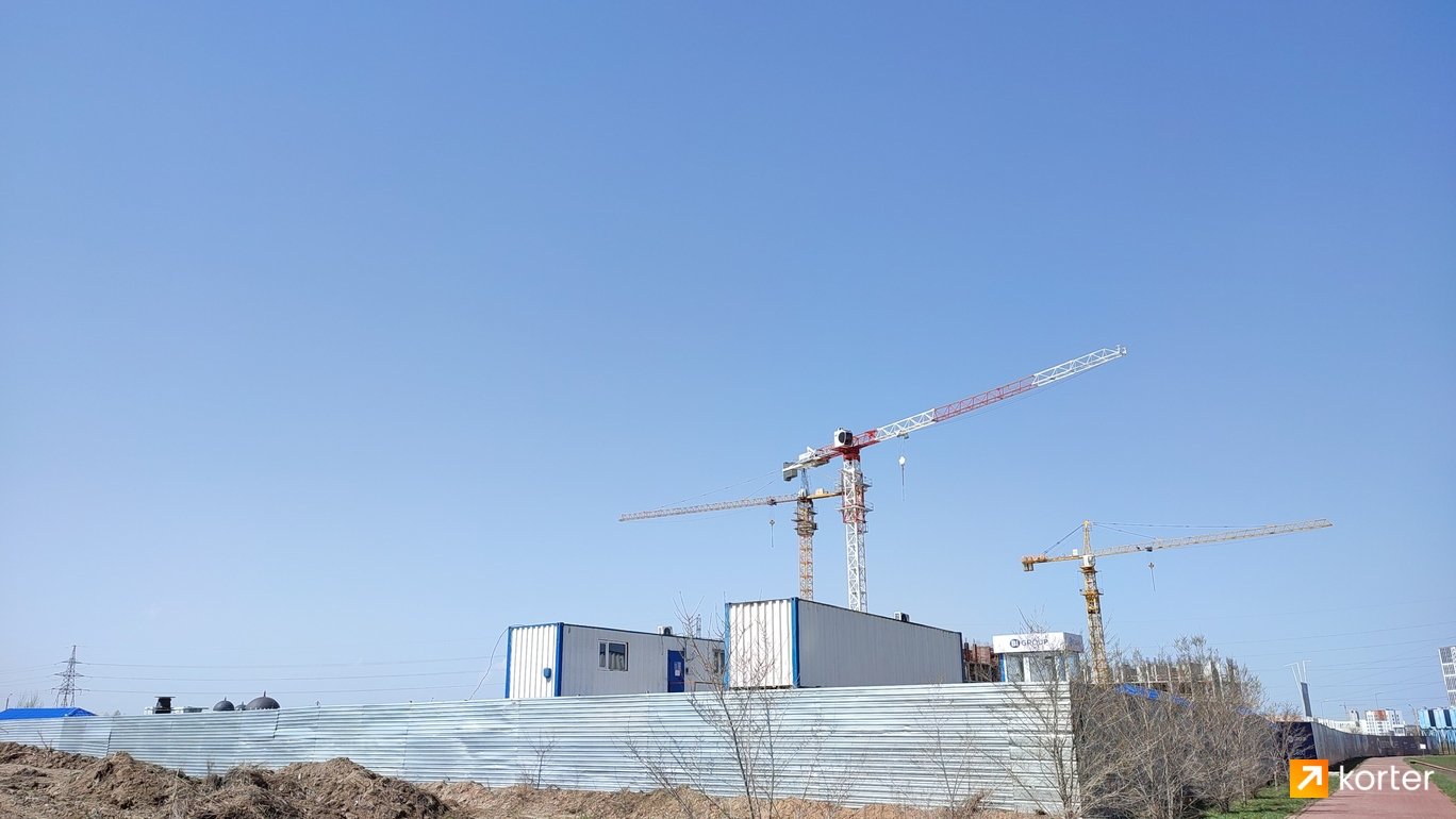 Ход строительства Ostrov.4Life - Ракурс 2, май 2024