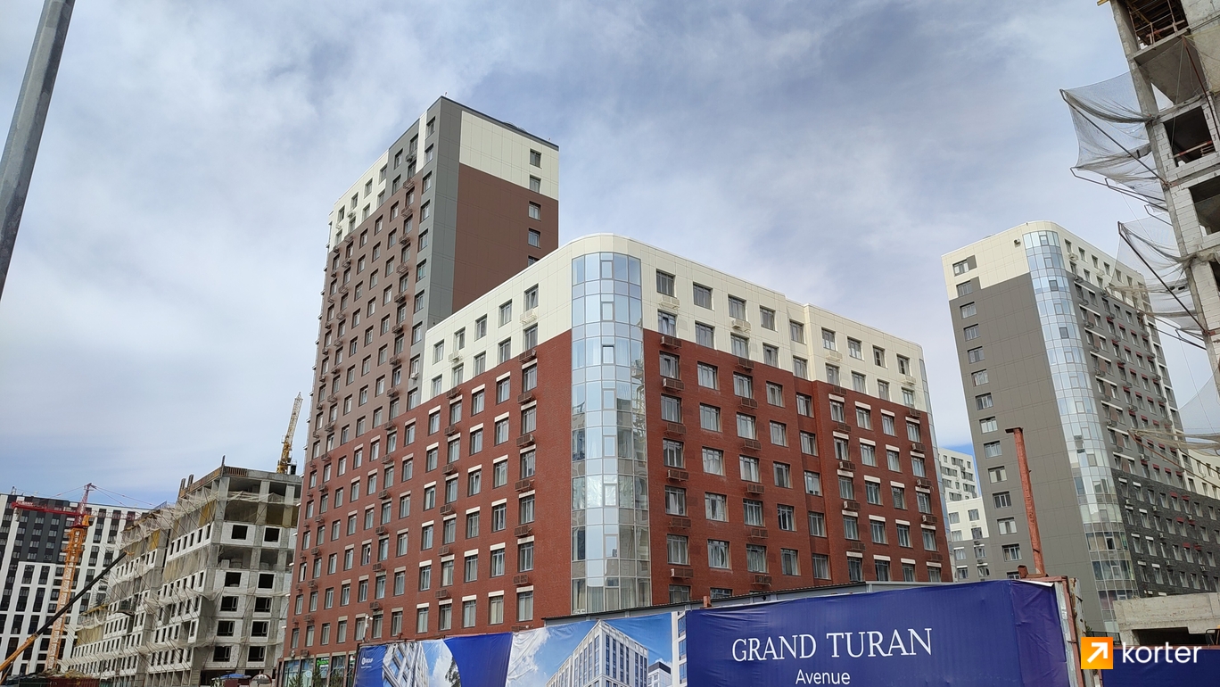 Ход строительства Grand Turan - Ракурс 1, май 2024