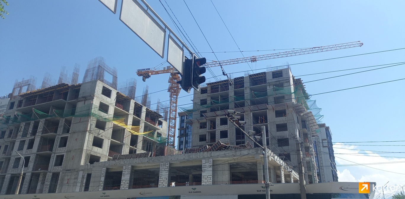 Ход строительства ЖК Elif Garden - Ракурс 1, май 2024