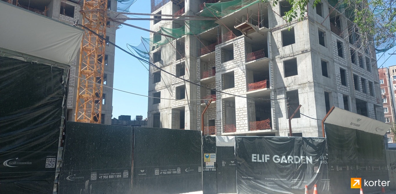 Ход строительства ЖК Elif Garden - Ракурс 6, май 2024