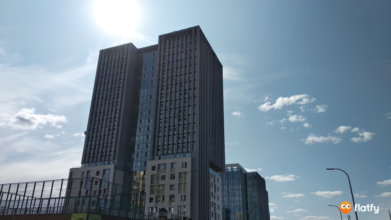 Ход строительства ЖК Orynbor Towers - Ракурс 4, август 2019