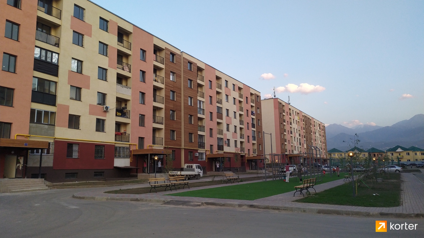 Ход строительства ЖК Alma City - Ракурс 84, август 2019