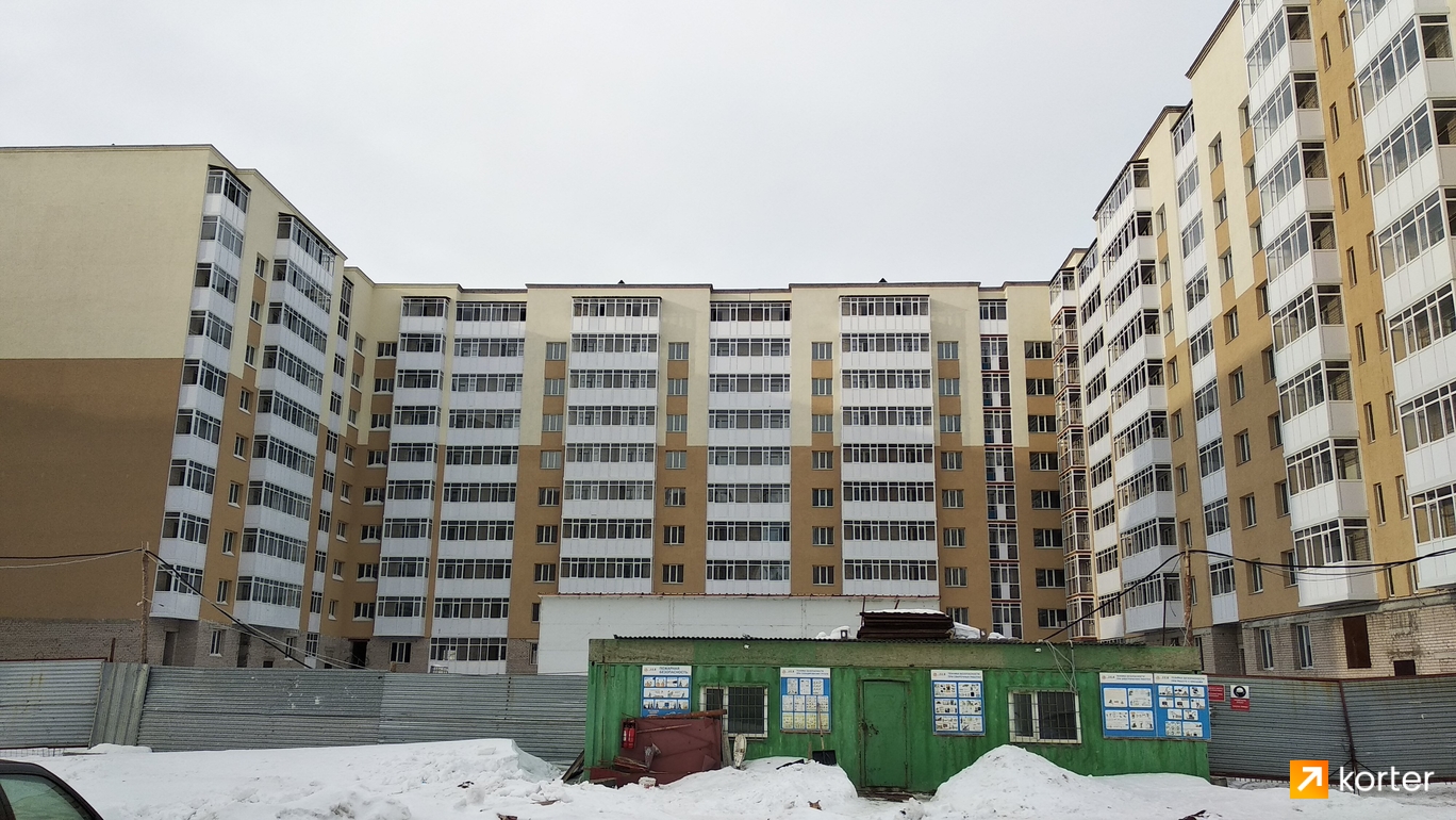 Ход строительства ЖК Жасыл-Астана НС - Ракурс 8, февраль 2020