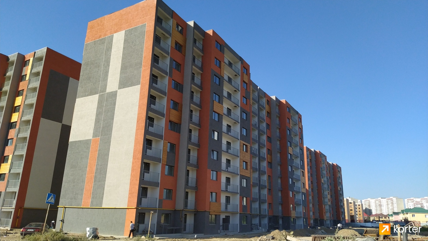 Ход строительства ЖК Alma City - Ракурс 62, май 2020