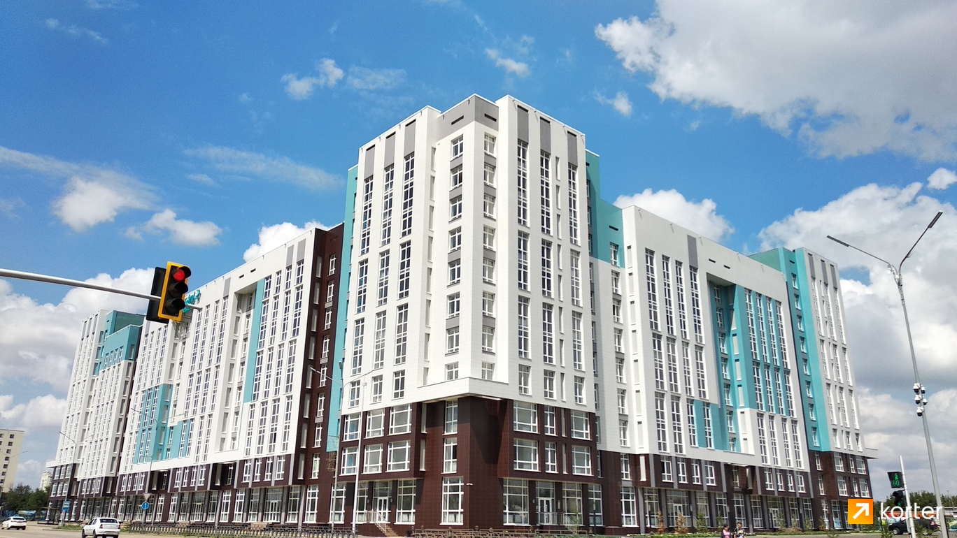 Ход строительства ЖК Астана Сани 2 - Ракурс 2, июль 2020