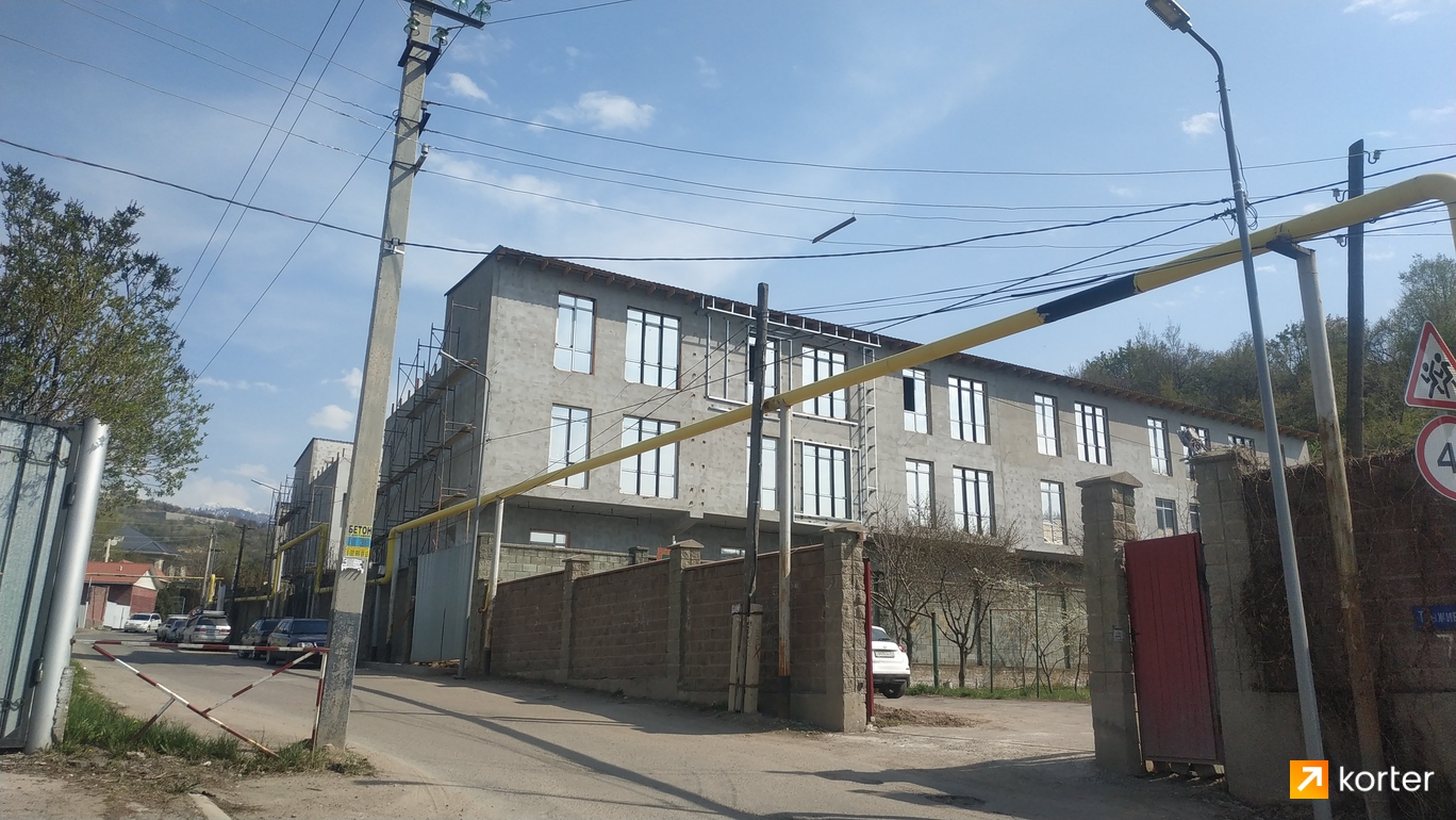 Ход строительства Hill Town Almaty - Ракурс 1, апрель 2021