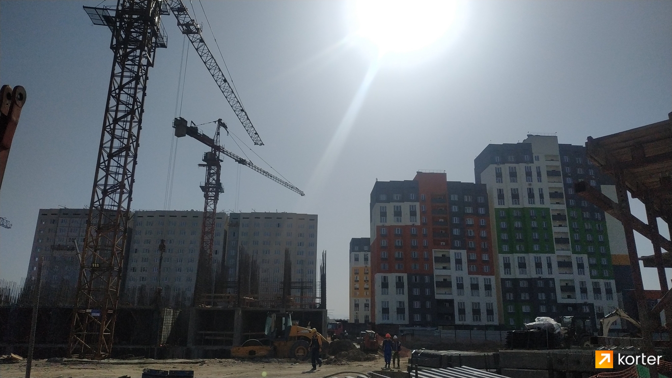 Ход строительства ЖК Gulder - Ракурс 21, апрель 2021
