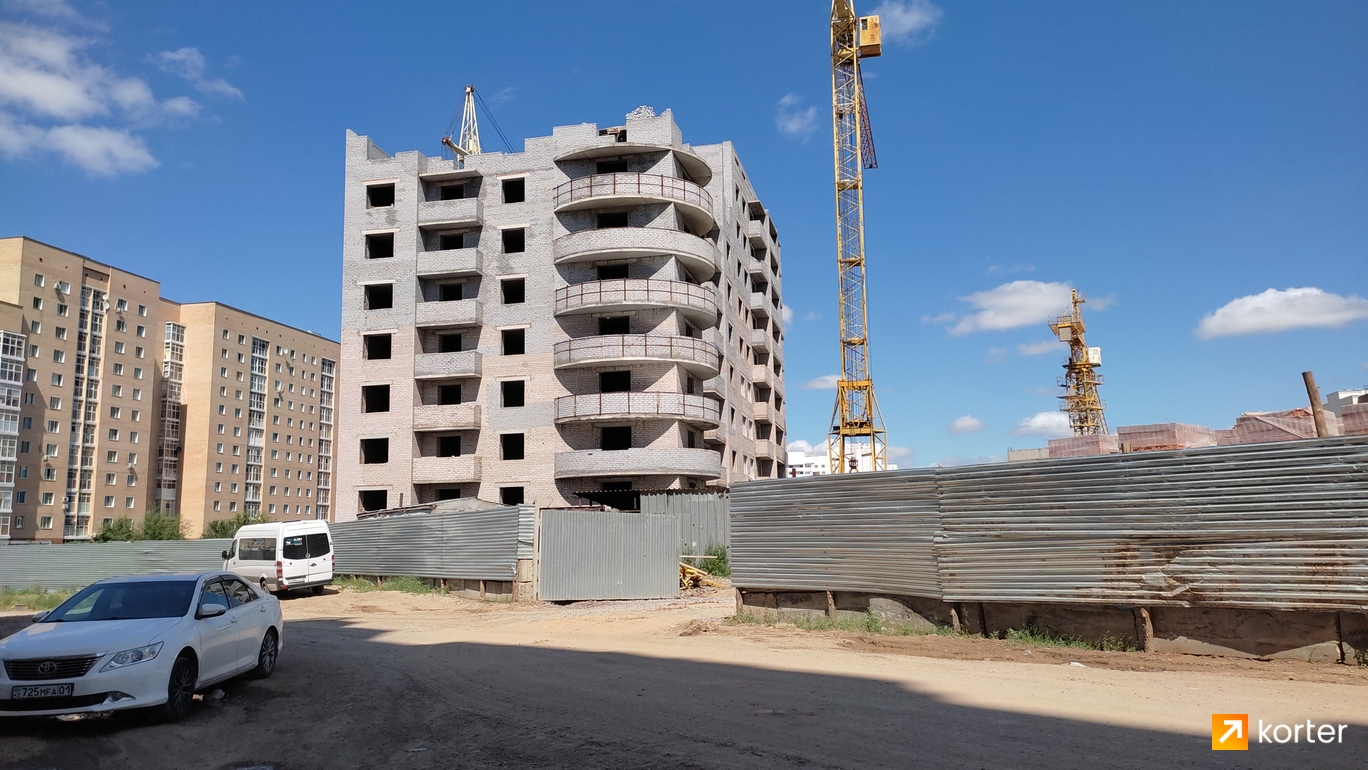 Ход строительства ЖК Future Home Astana - Ракурс 3, июль 2021