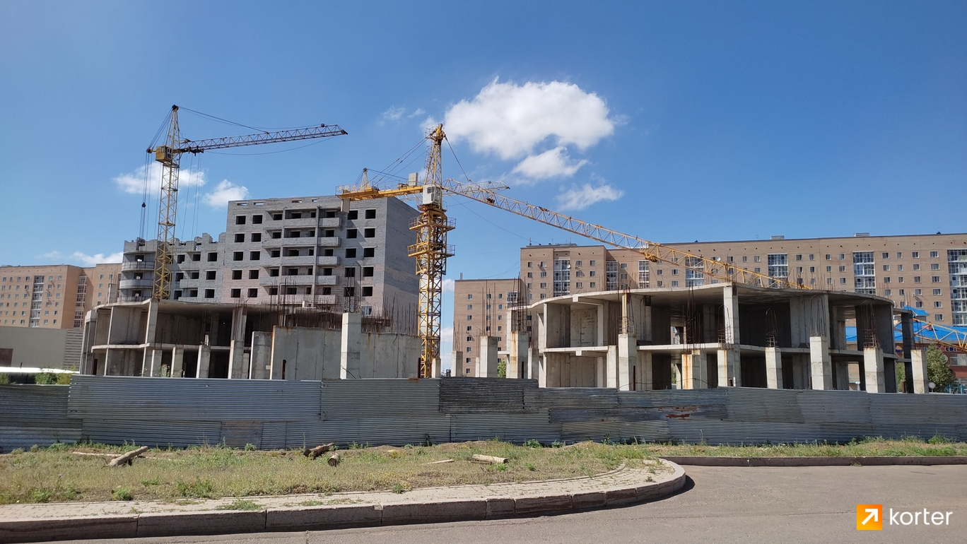 Ход строительства ЖК Future Home Astana - Ракурс 4, июль 2021