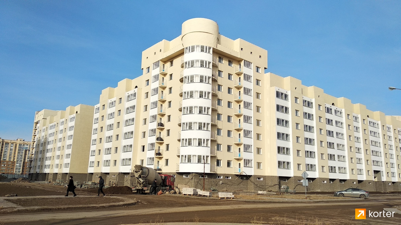 Ход строительства ЖК Шыгыс - Ракурс 9, ноябрь 2021