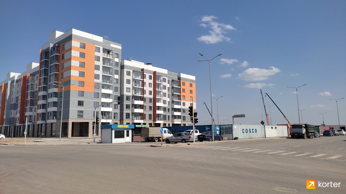 Ход строительства ЖК Багыстан - Ракурс 2, май 2022