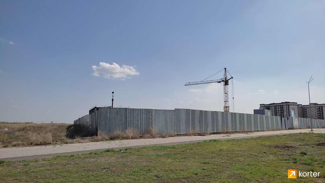 Ход строительства ЖК Фараб - Ракурс 3, май 2022