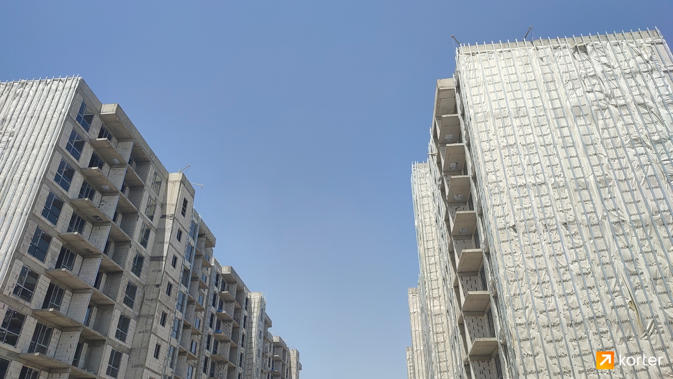 Ход строительства ЖК Alem City - Ракурс 5, май 2022