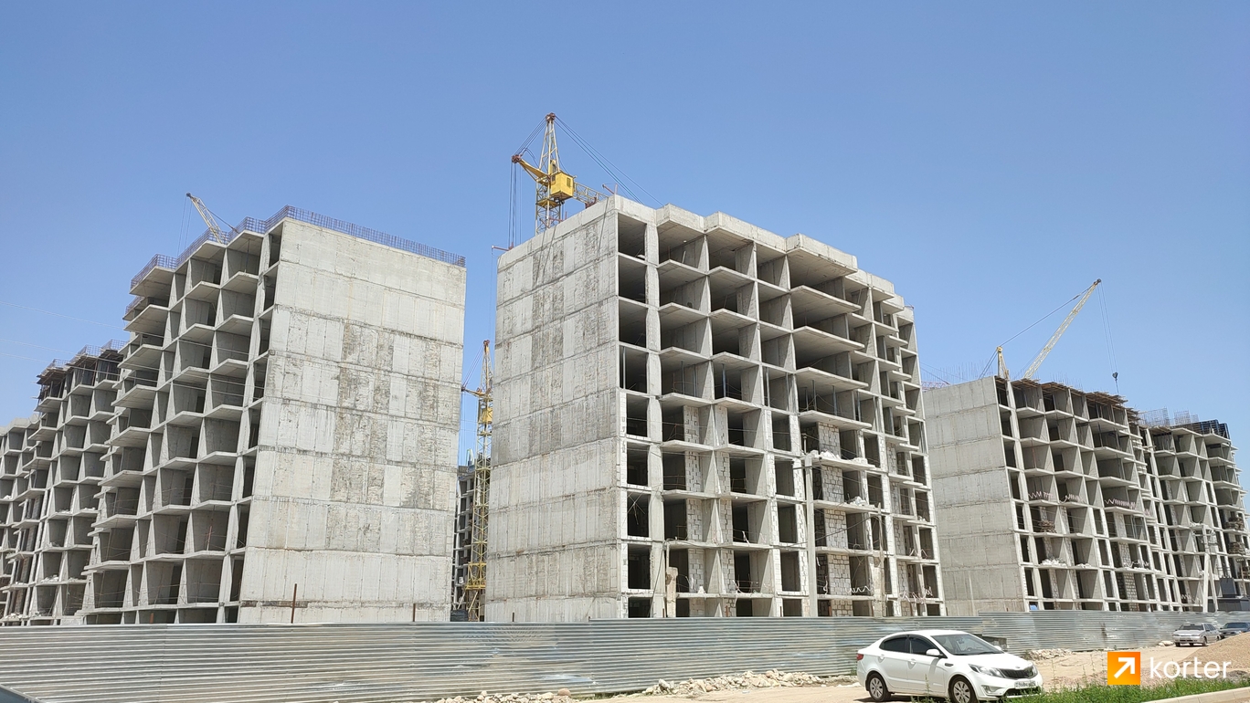 Ход строительства ЖК Alem City - Ракурс 13, май 2022