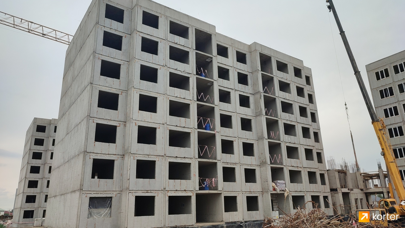 Ход строительства ЖК Tamarix City - Ракурс 19, май 2022