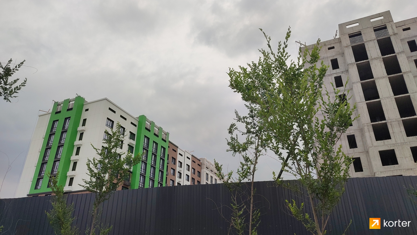 Ход строительства ЖК Green City - Ракурс 9, май 2022