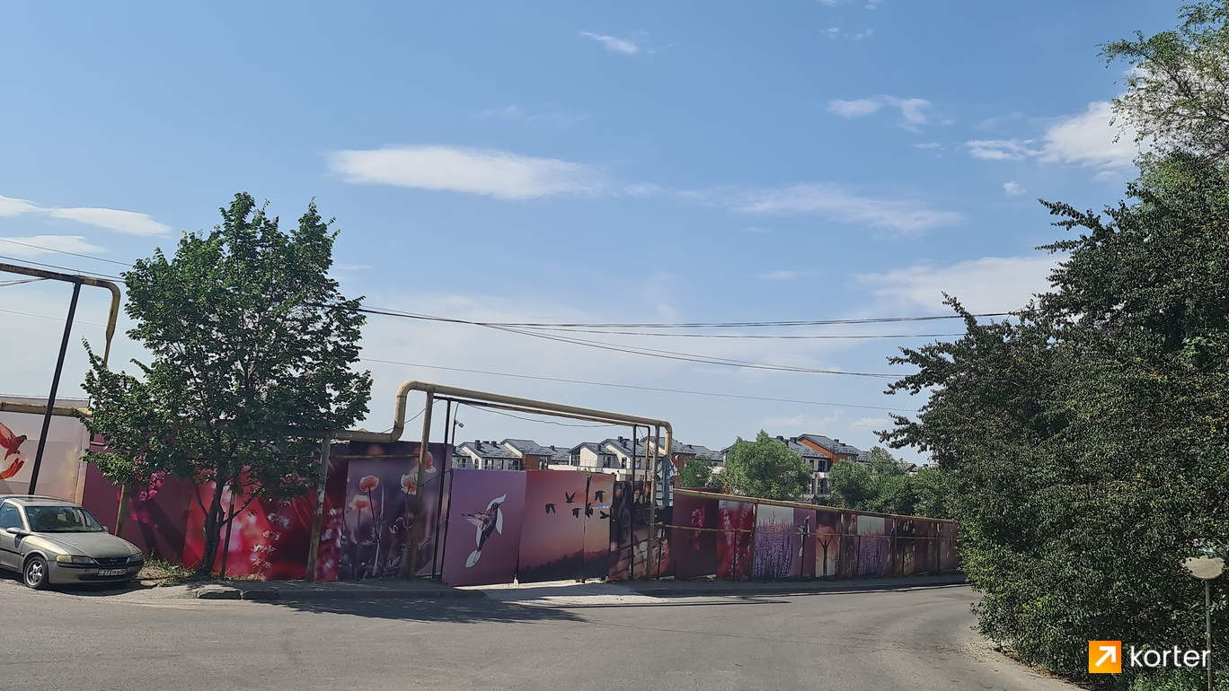 Ход строительства Клубный дом на Жамакаева - Ракурс 2, июнь 2022