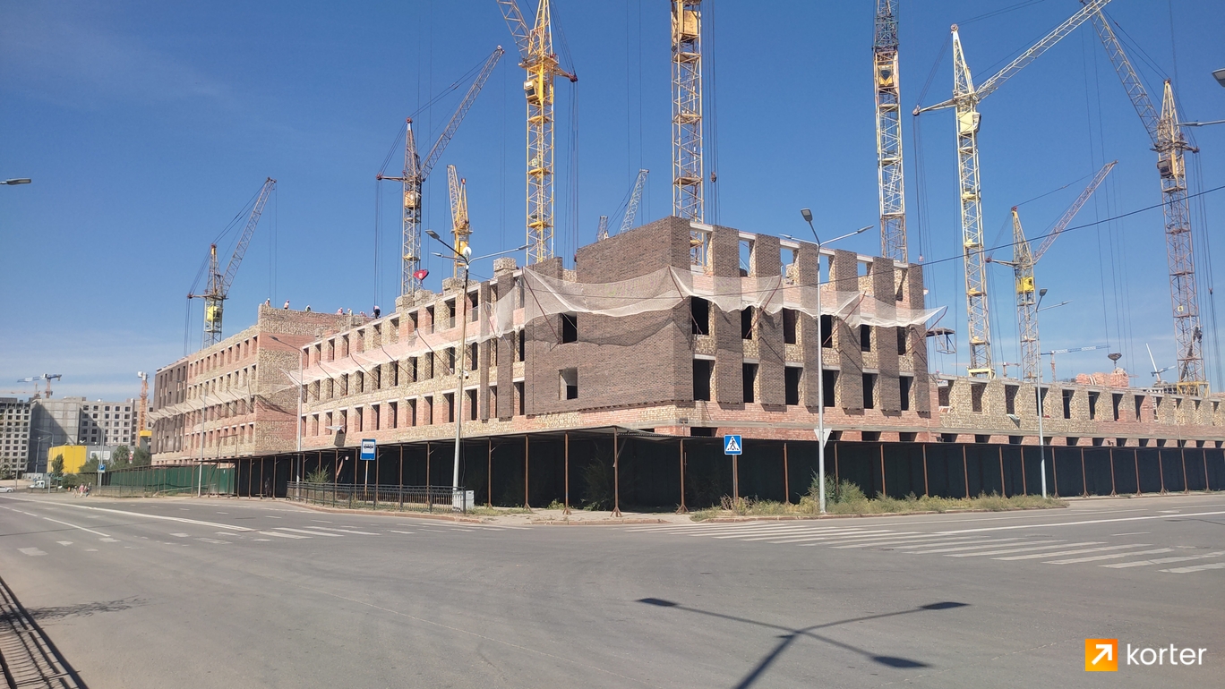 Ход строительства ЖК Tandau - Ракурс 5, август 2022
