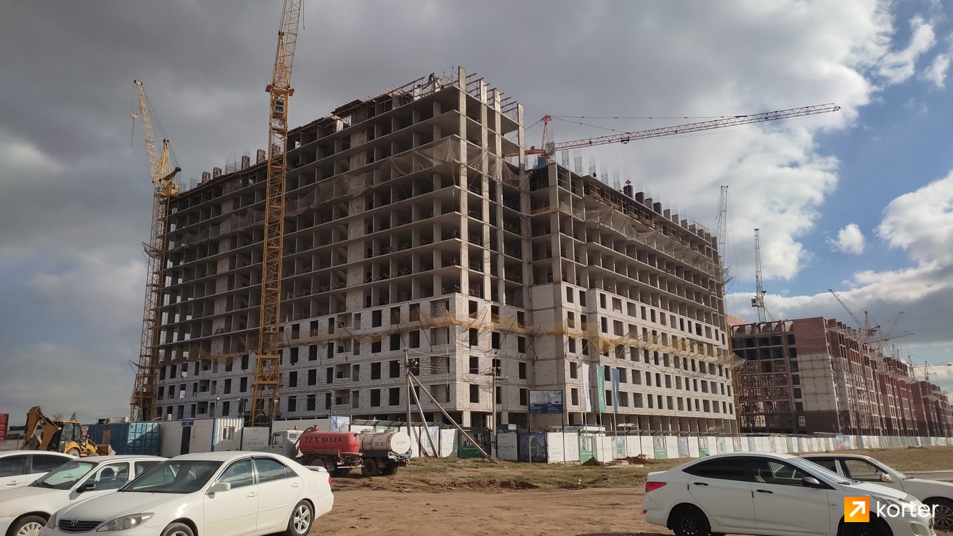Ход строительства ЖК Zauzar - Ракурс 1, сентябрь 2022