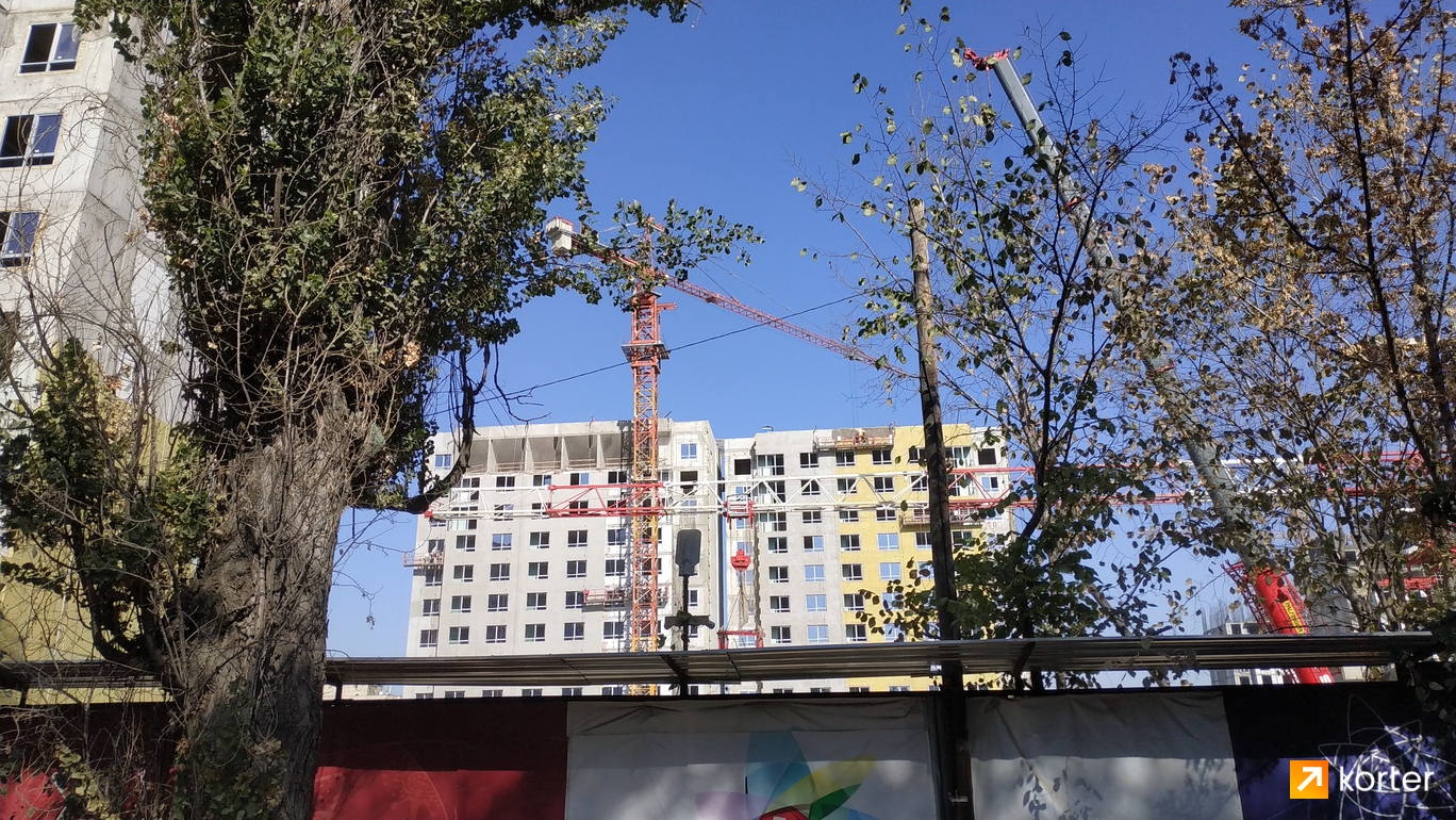 Ход строительства ЖК Lifetown - Ракурс 2, октябрь 2022