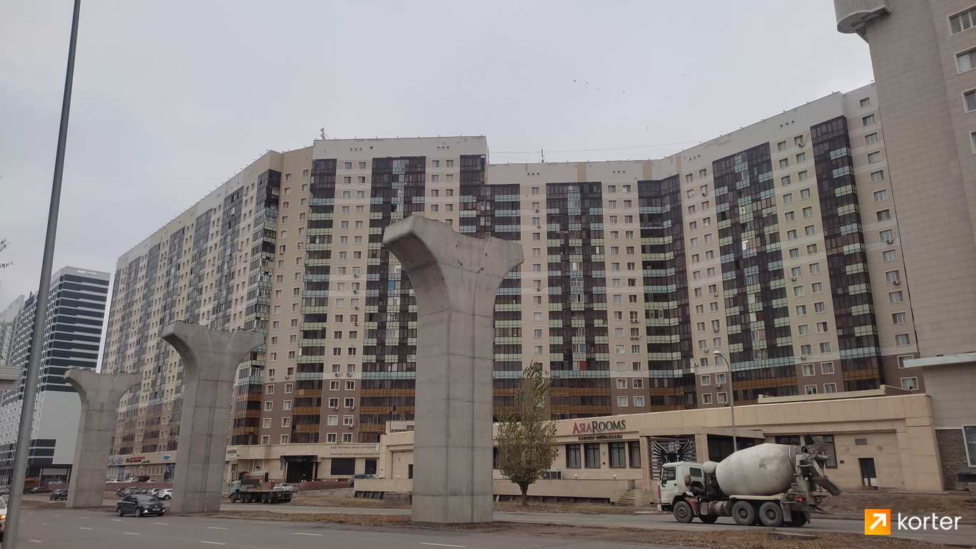 Ход строительства ЖК Гранд Астана - Ракурс 19, октябрь 2022