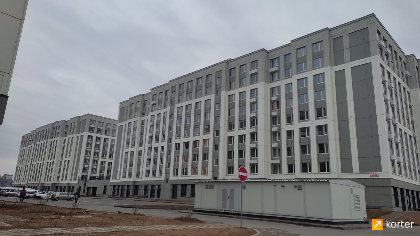 Ход строительства ЖК Qazyna - Ракурс 6, октябрь 2022