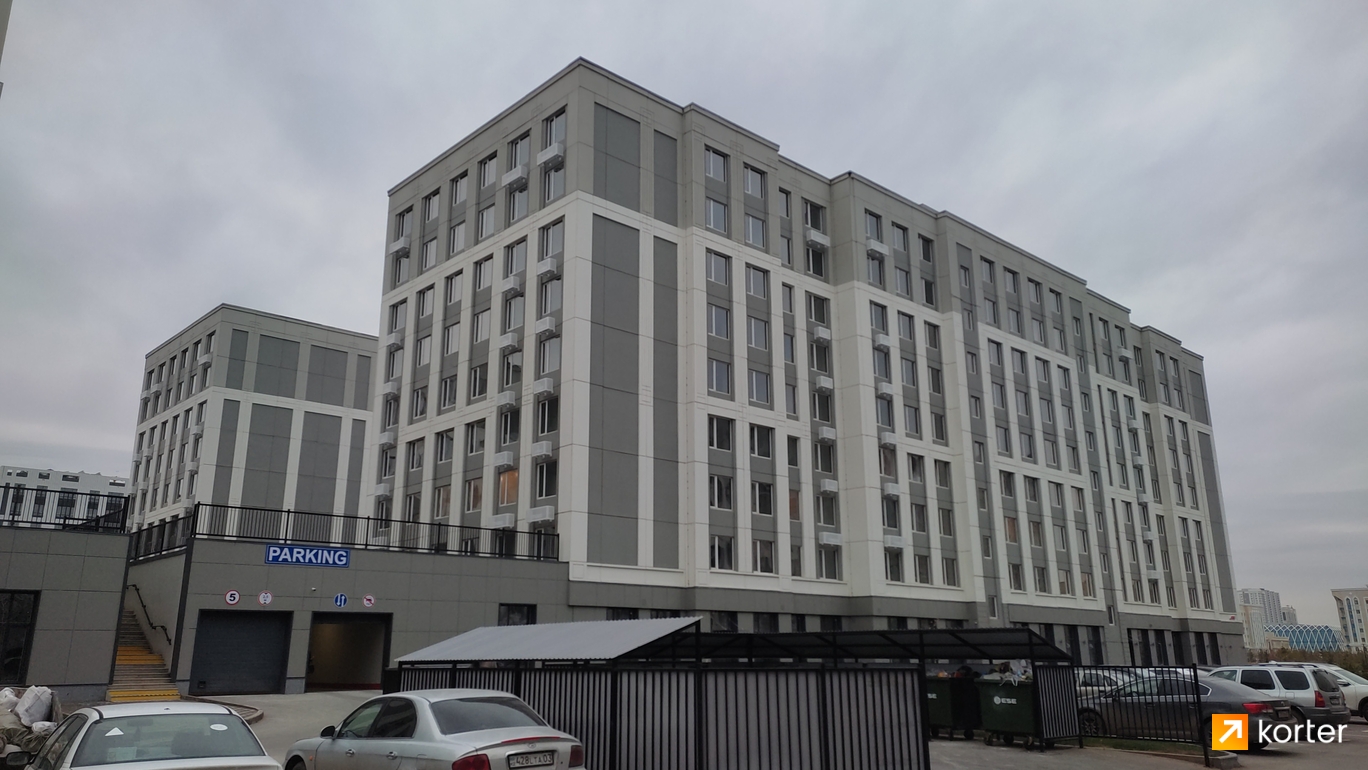 Ход строительства ЖК Qazyna - Ракурс 16, октябрь 2022