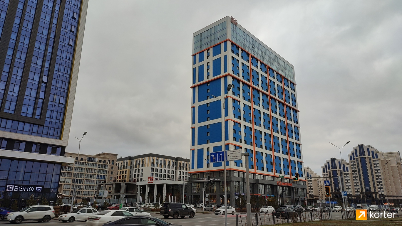 Ход строительства Апарт-отель YE`S Астана - Ракурс 3, ноябрь 2022