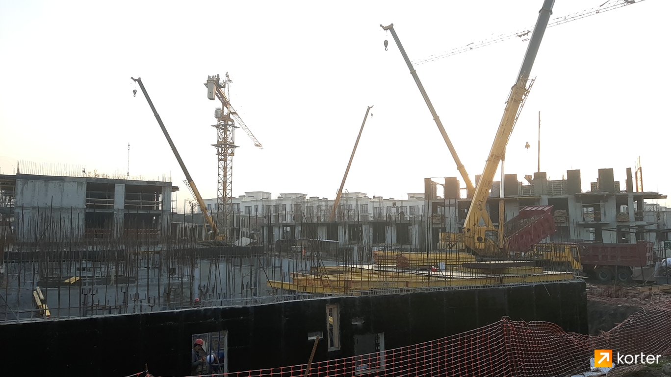 Ход строительства ЖК Aulet - Ракурс 1, ноябрь 2022
