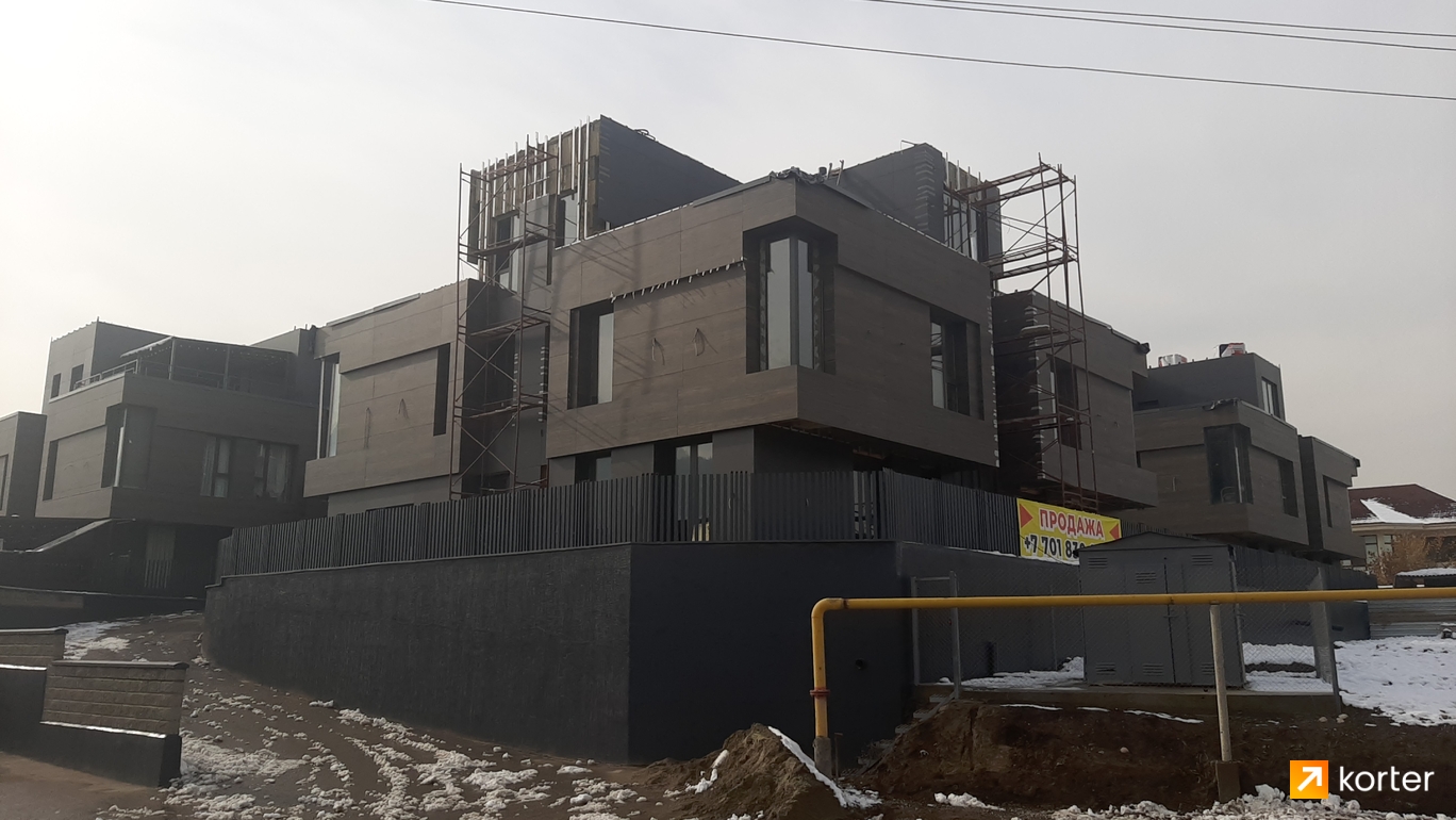 Ход строительства Клубный дом Kerey Residence - Ракурс 1, ноябрь 2022