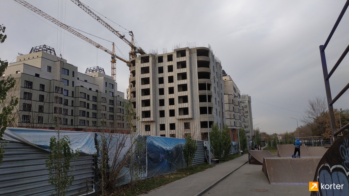 Ход строительства ЖК Vesnovka - Ракурс 7, ноябрь 2022