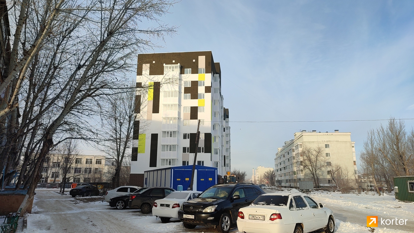Ход строительства МЖК на ул. Кутпанова - Ракурс 4, декабрь 2022
