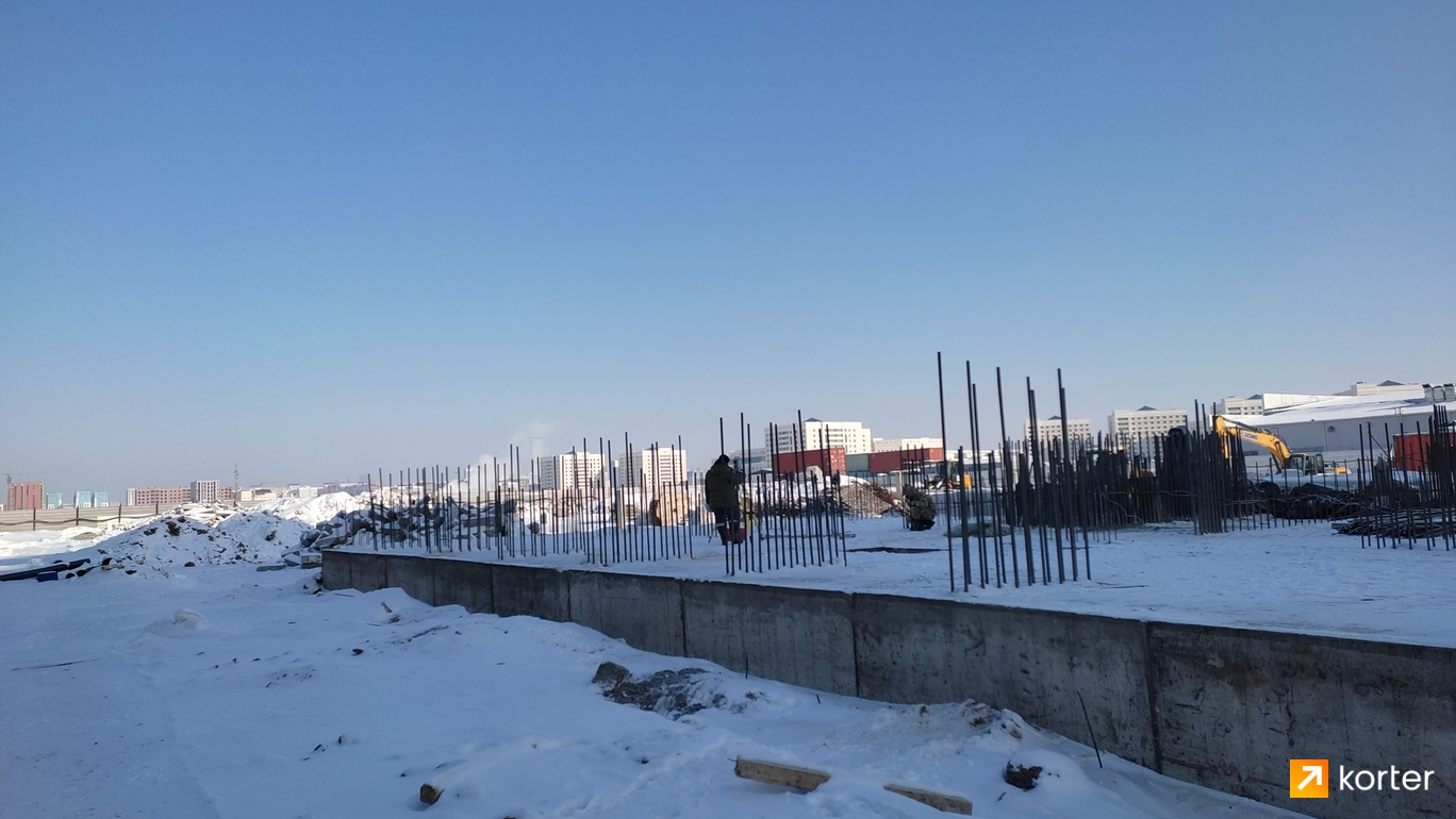 Ход строительства ЖК Turan Palace - Ракурс 8, февраль 2023