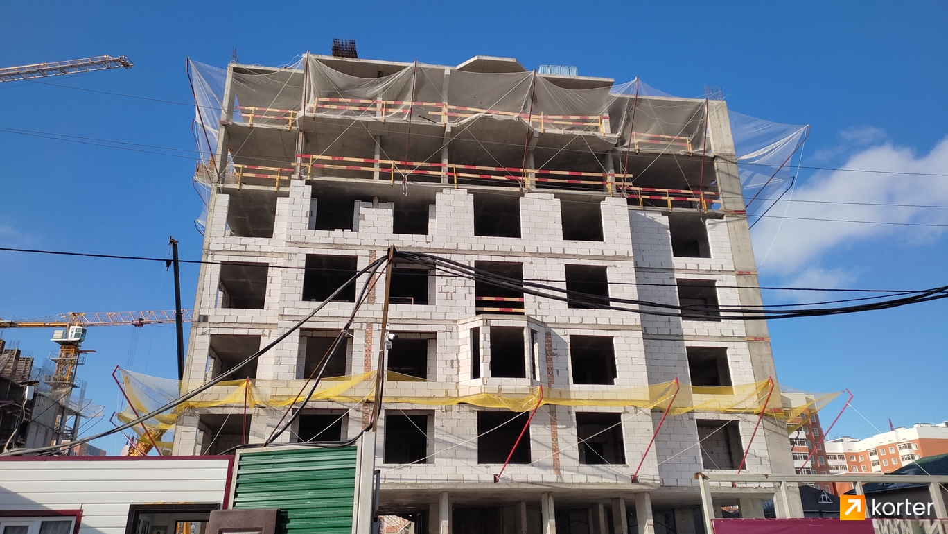 Ход строительства ЖК Tengri City - Ракурс 1, февраль 2023