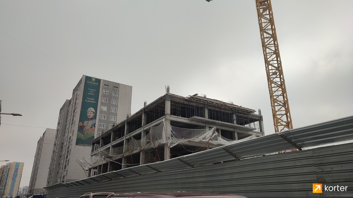 Ход строительства ЖК Alatau City 2.0 - Ракурс 3, февраль 2023