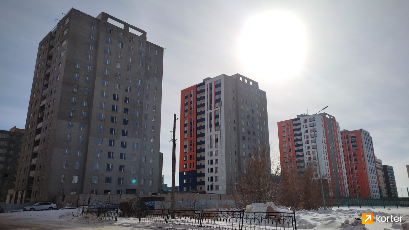 Ход строительства ЖК София - Ракурс 4, февраль 2023