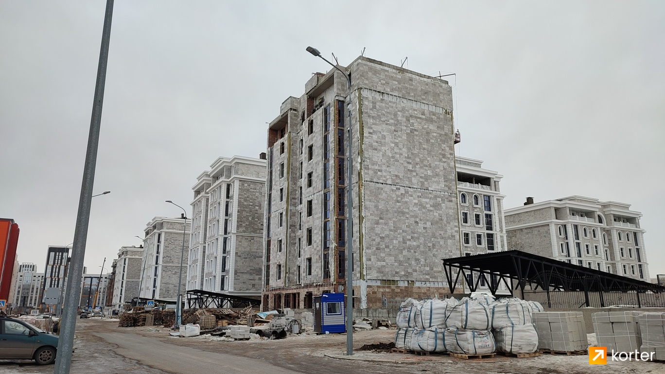 Ход строительства ЖК Royal Expo Apartments - Ракурс 1, март 2023