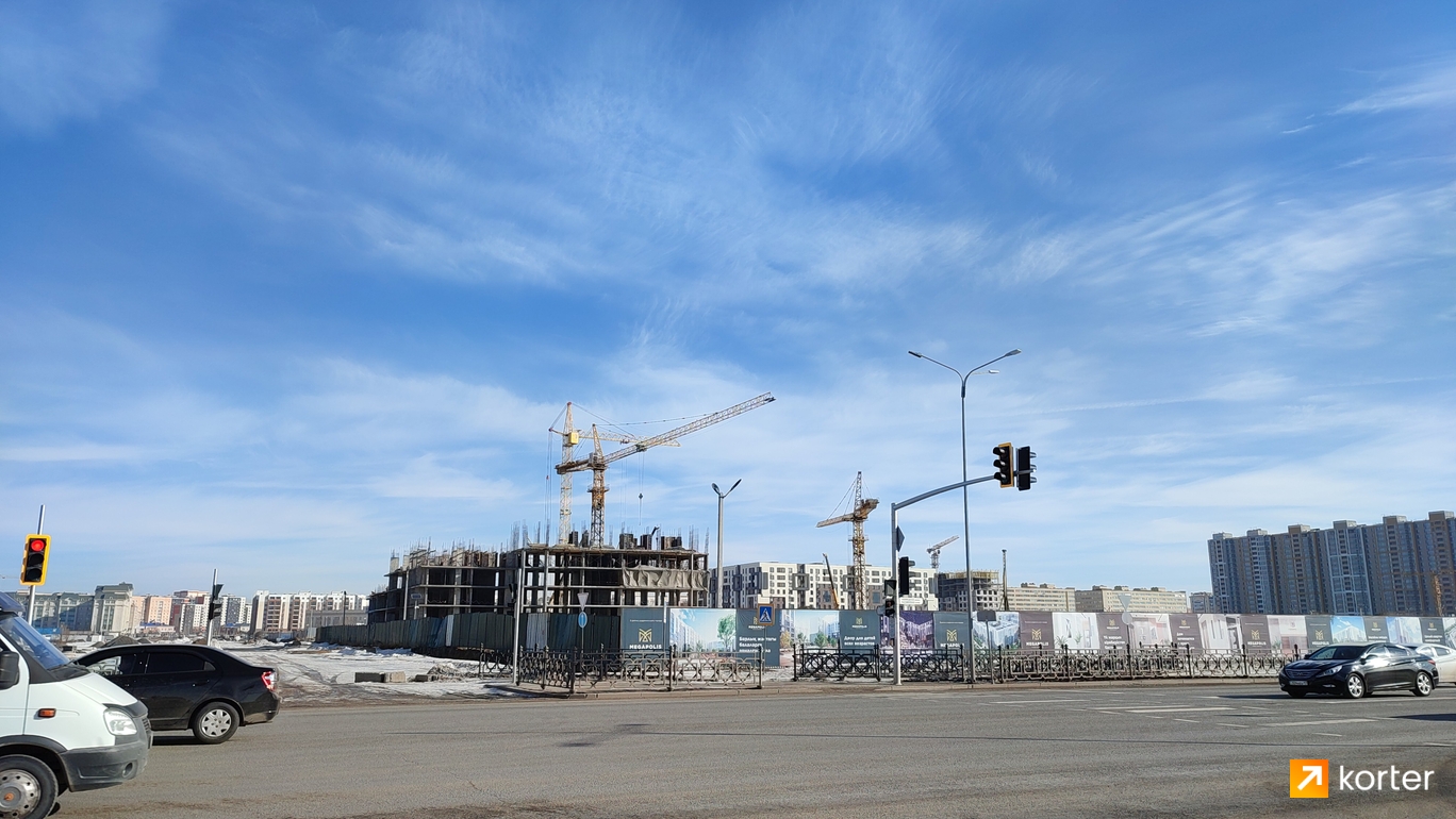 Ход строительства ЖК Megapolis - Ракурс 2, март 2023