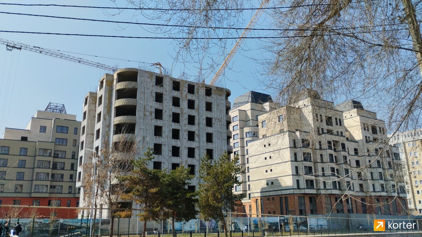 Ход строительства ЖК Vesnovka - Ракурс 2, март 2023