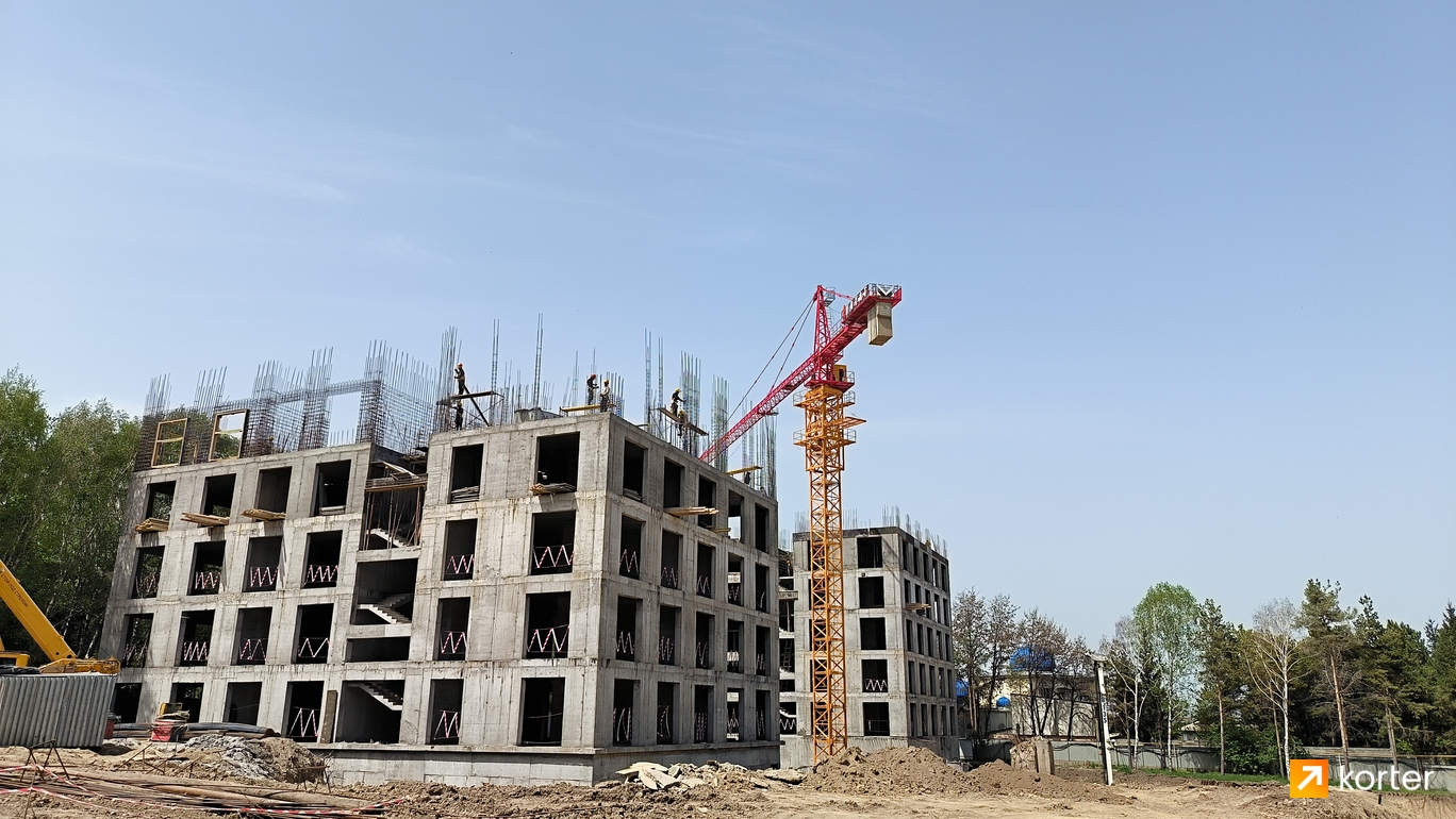 Ход строительства ЖК Hayat Meliora - Ракурс 2, апрель 2023