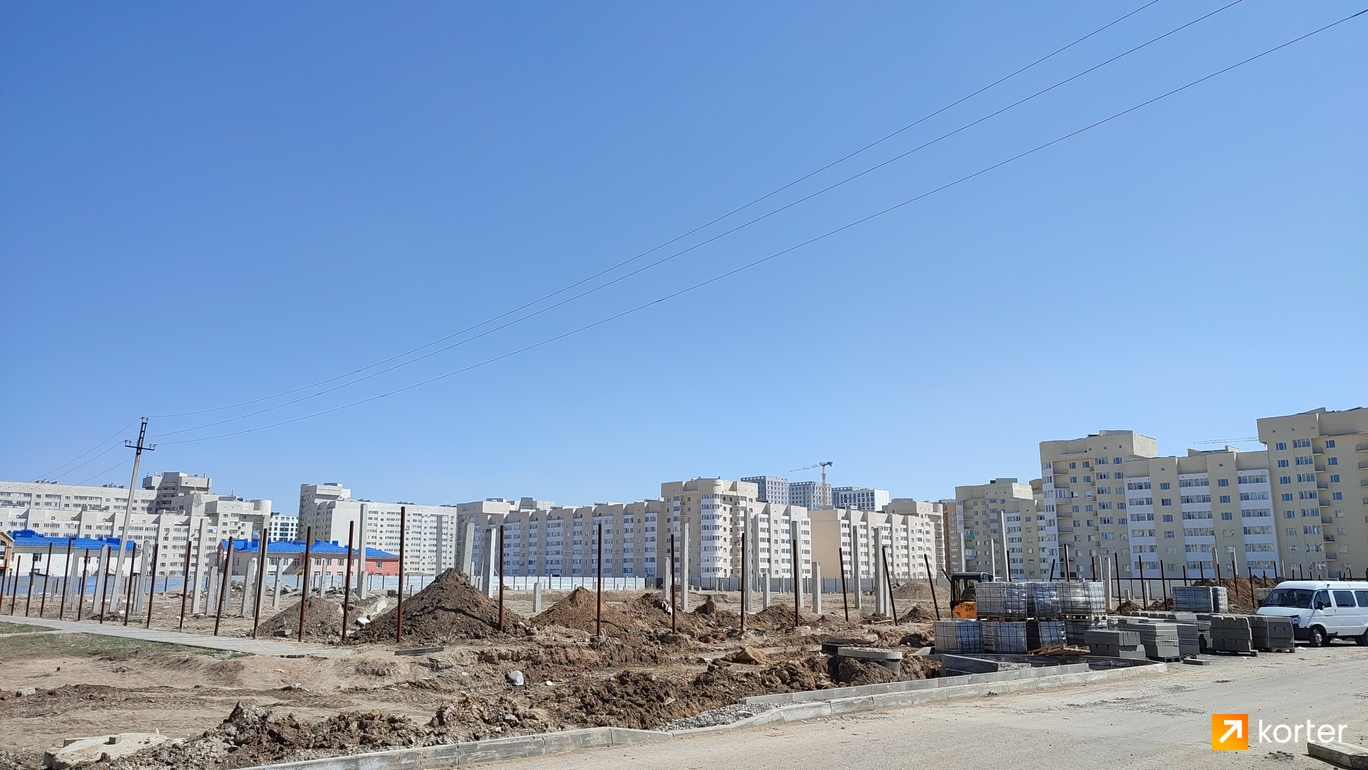 Ход строительства ЖК Шыгыс - Ракурс 9, май 2023