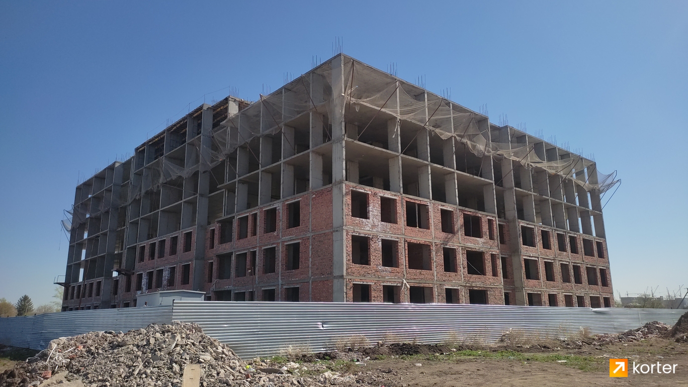 Ход строительства Клубный дом Sirocco - Ракурс 1, май 2023
