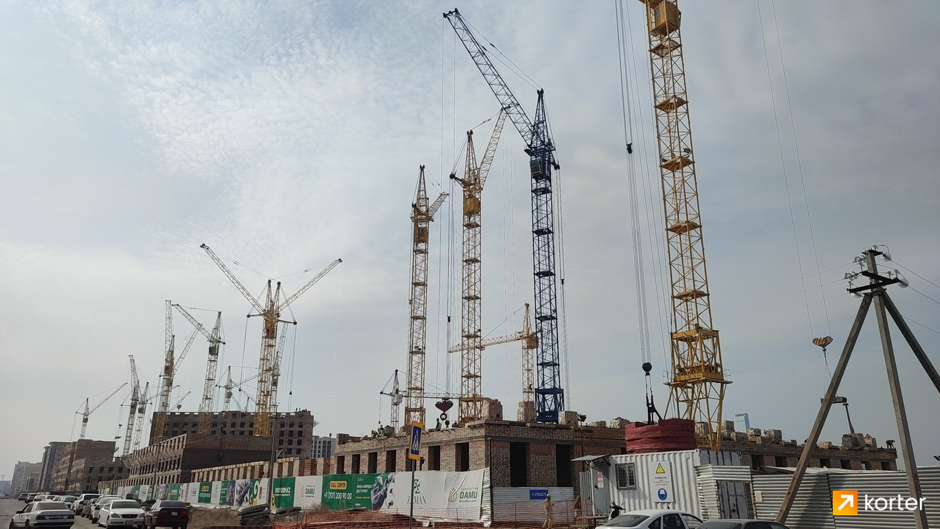 Ход строительства ЖК Zaman - Ракурс 4, май 2023