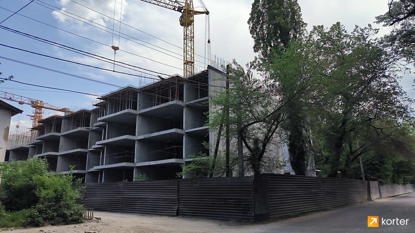 Ход строительства ЖК На Кассина - Ракурс 5, май 2023