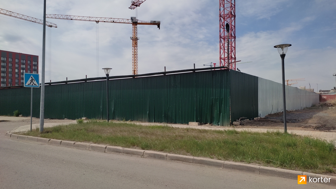 Ход строительства ЖК Aqzam - Ракурс 2, май 2023