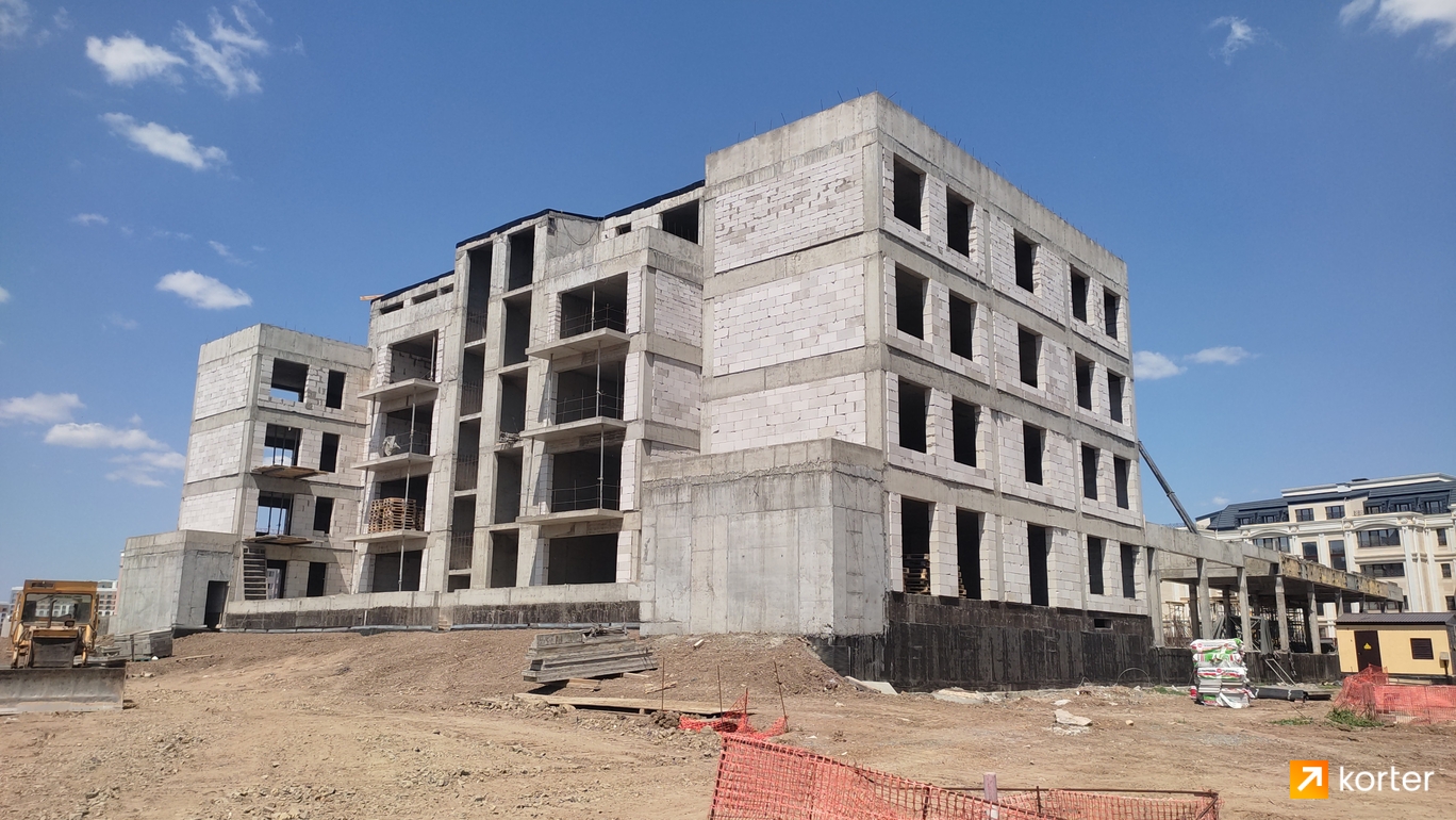 Ход строительства VIP городок Saranda - Ракурс 1, май 2023