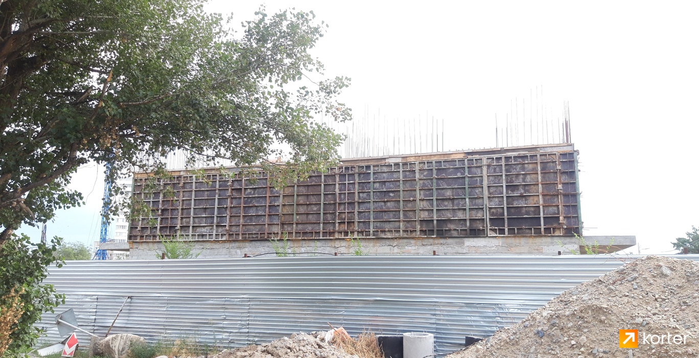 Ход строительства Клубный дом KHAN - Ракурс 4, август 2023