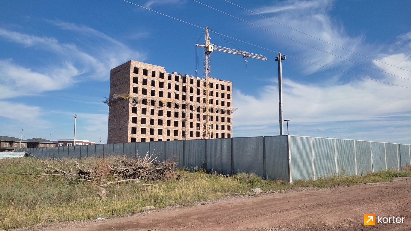 Ход строительства ЖК Otbasy - Ракурс 1, сентябрь 2023