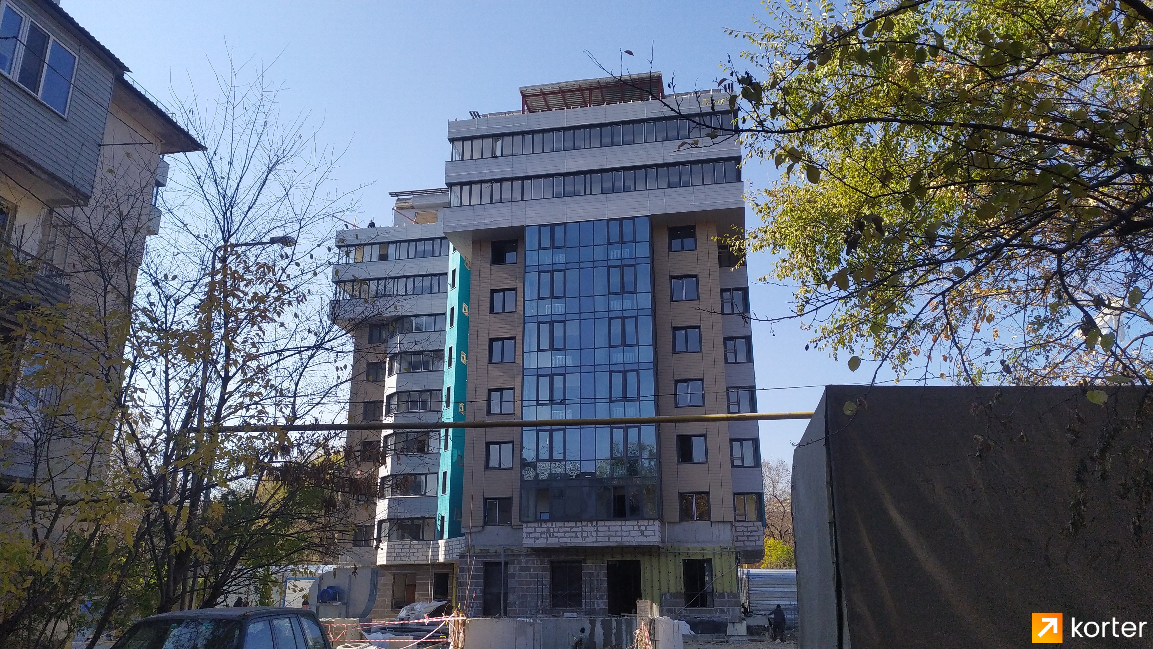 Ход строительства ЖК Elif Towers - Ракурс 1, Октябрь 2019