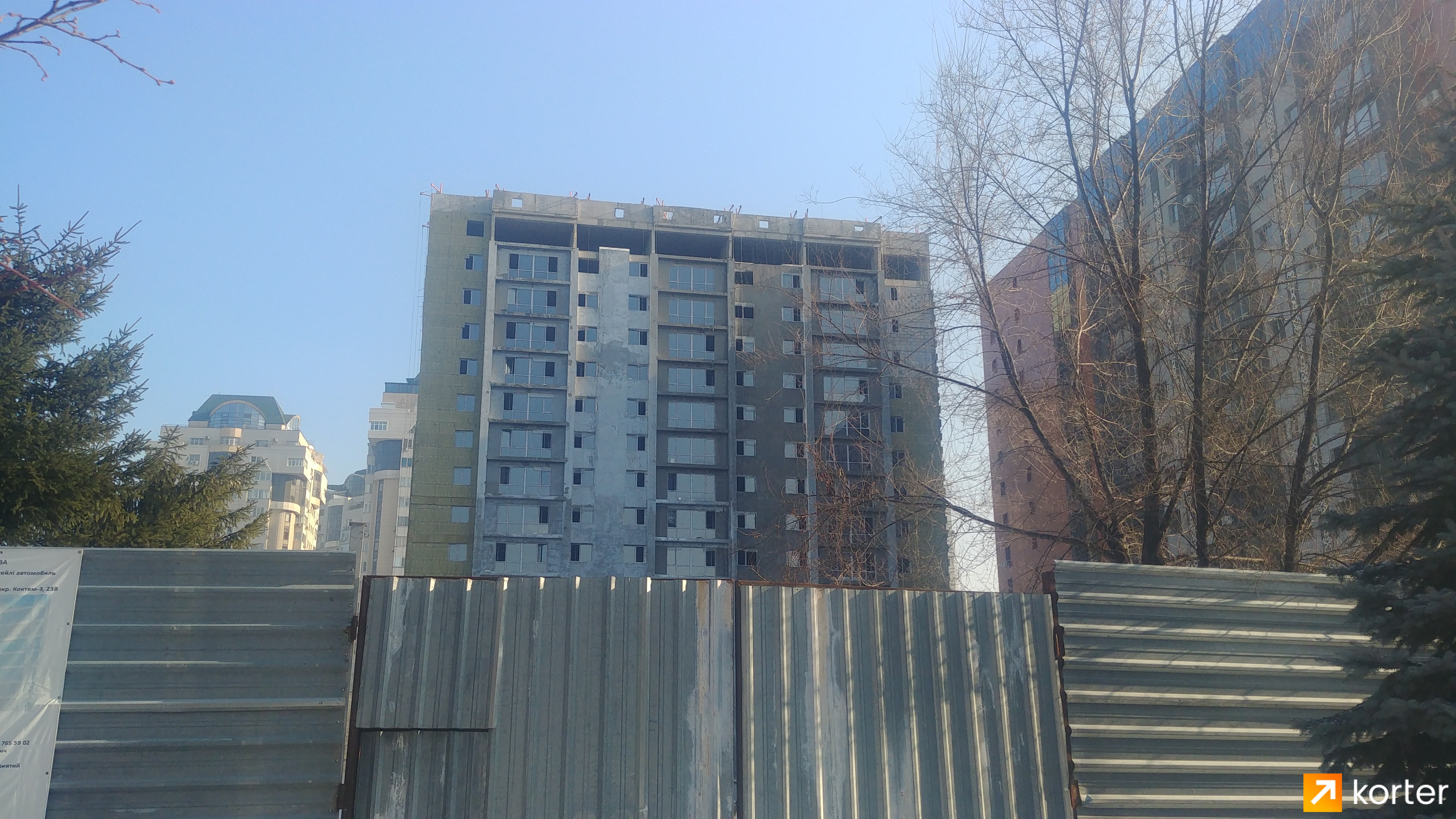 Ход строительства ЖК Central Esentai Residence - Ракурс 6, Январь 2020